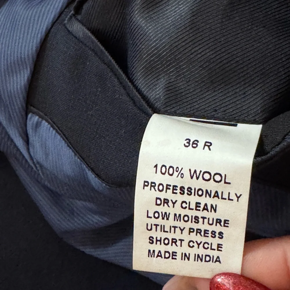 Jos. A. Bank 1905 Collection Navy Blue Wool Blazer Suit Jacket 36R